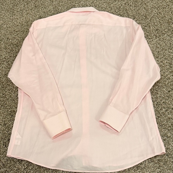 Gucci Men's Light Pink Button Up Dress Shirt Neck 16 - Picture 7 of 9